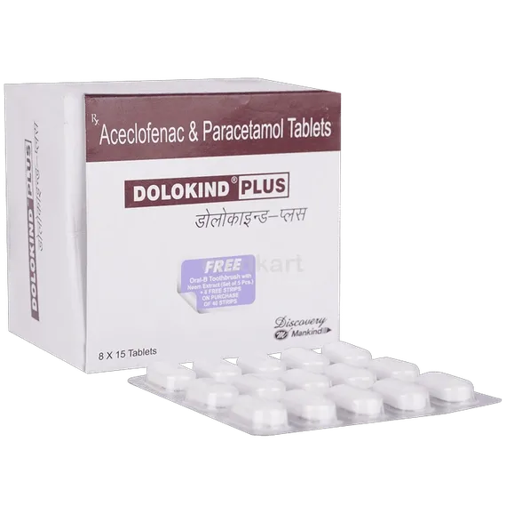 dolokind plus tablet 15's